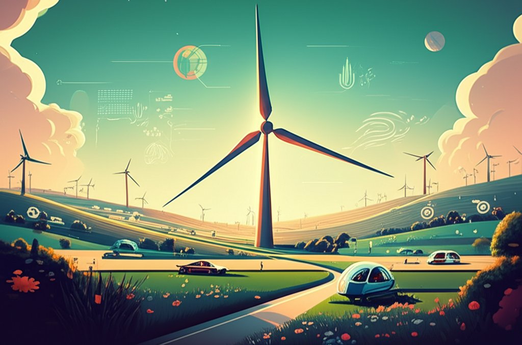 Longer wind turbine blade capturing more wind energy, generating clean, sustainable power.