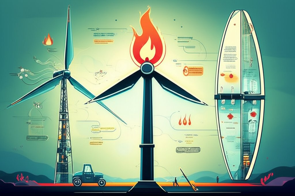 VAWTs and HAWTs: Comparing wind turbine designs and fire risk implications.