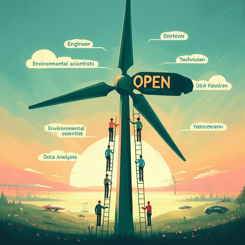 Wind turbine technician jobs. Career opportunity in renewable energy. Apply now!