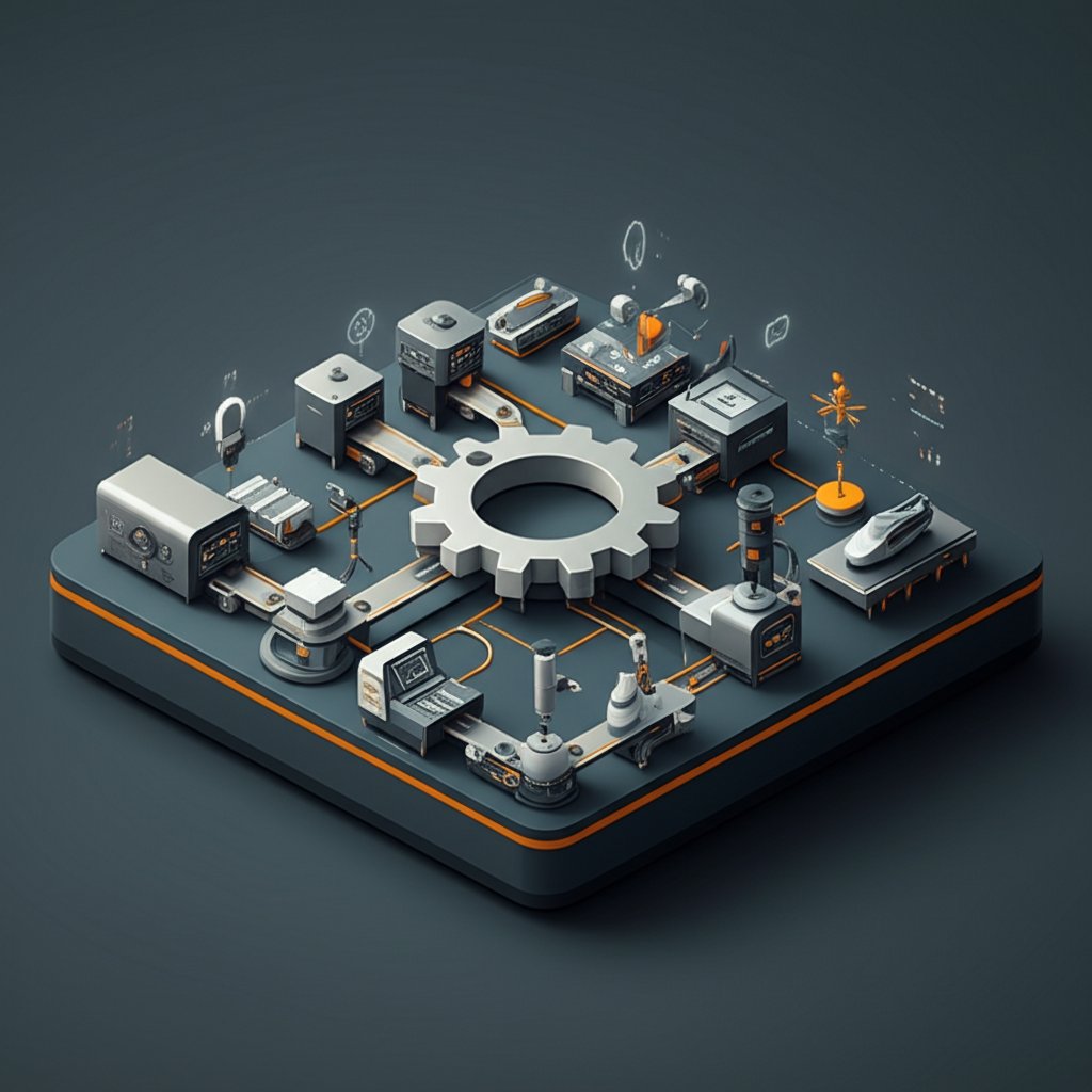 Seamless, integrated manufacturing process transforming billet into a precision final part.