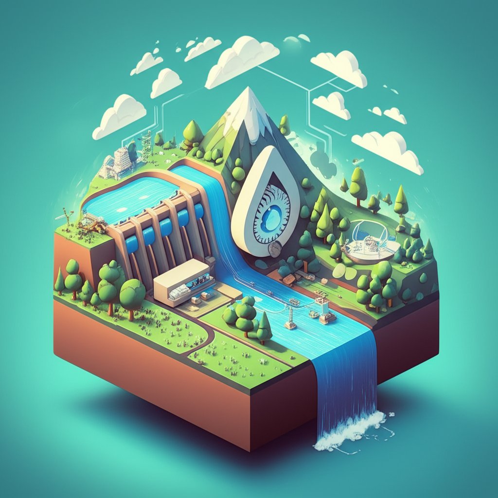 Falling water's unmatched efficiency powers clean energy generation.