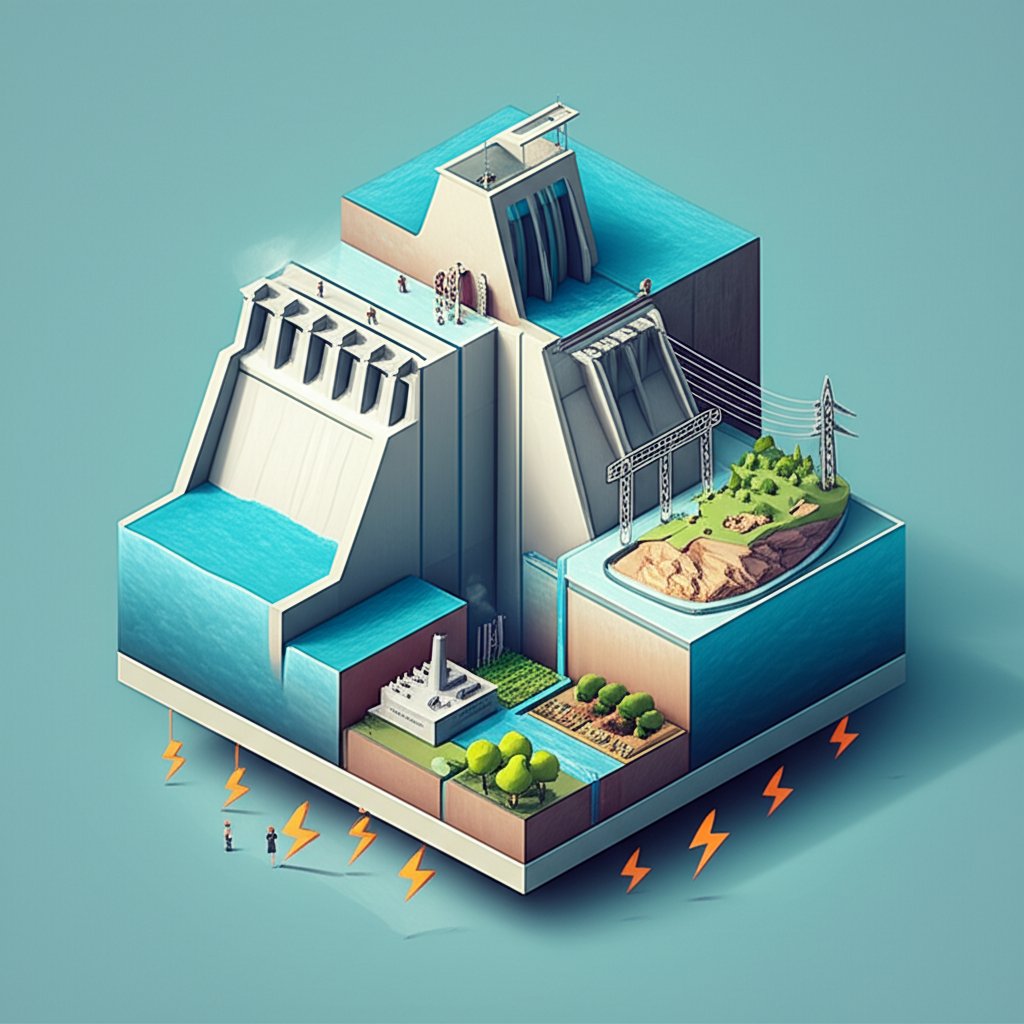 Different dam shapes (arch, gravity, embankment) explain their unique engineering job.