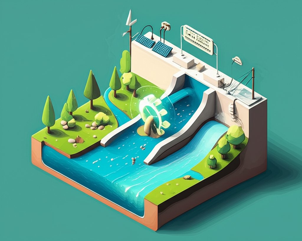 Infographic: Fun facts about hydroelectric energy and clean hydropower.